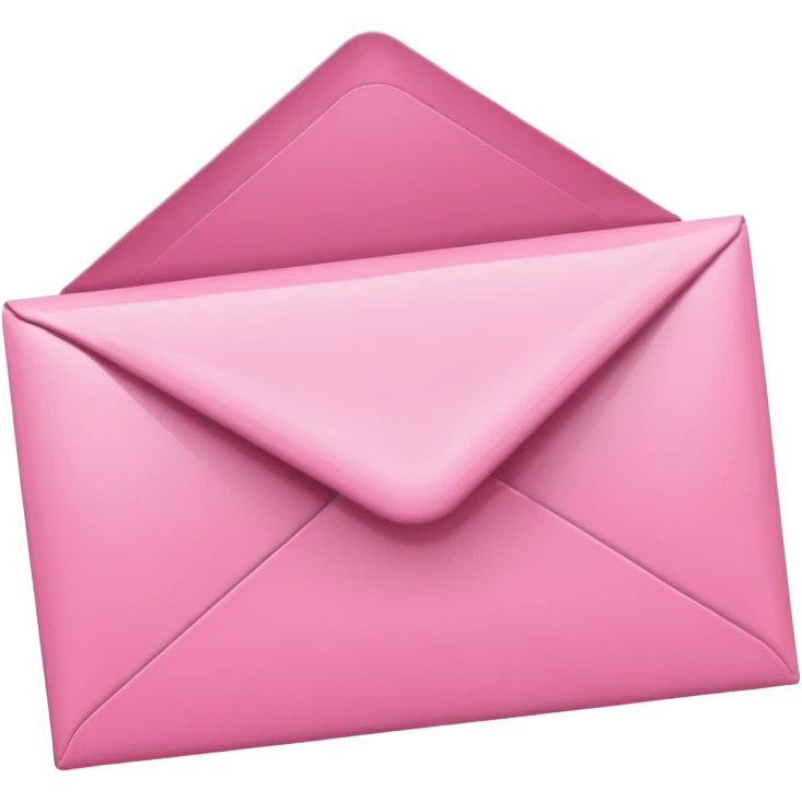 pink email emoji