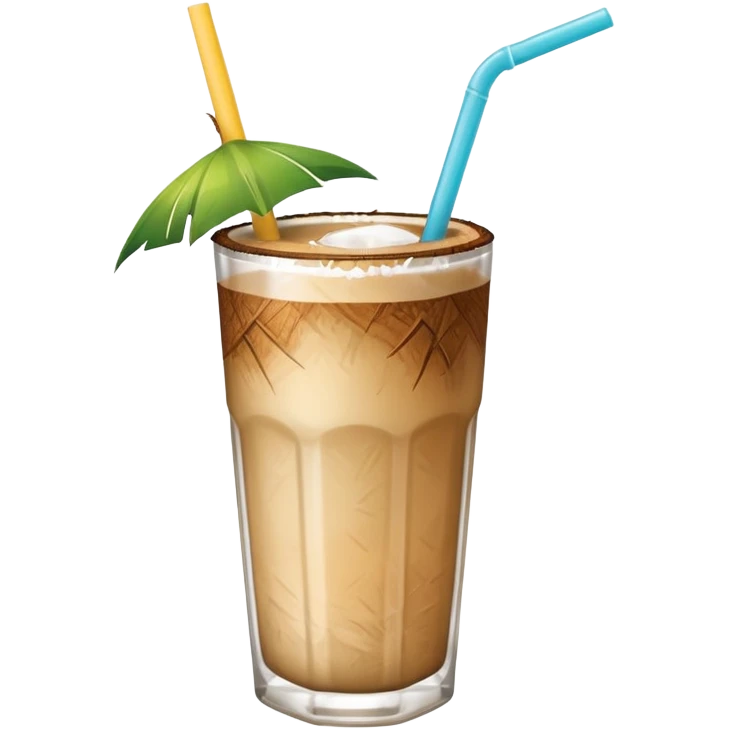 conut drink summer vibe emoji