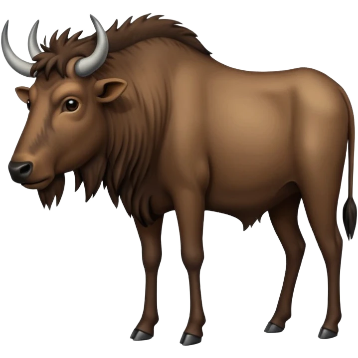 Wildebeast emoji