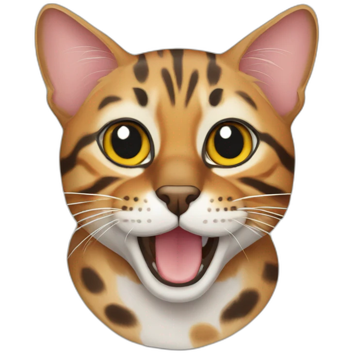 Bengal cat emoji