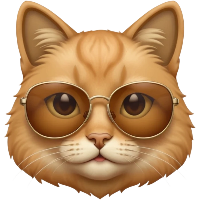 Cat wearing sunglasses emoji