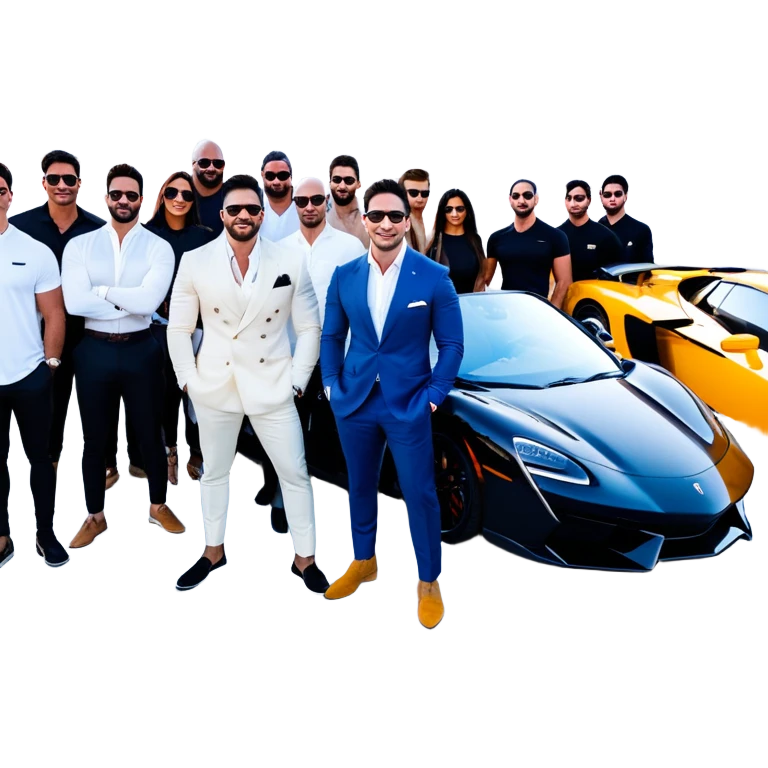 Grant Cardone, Tai Lopez, Josh King Madrid, Alex Hormozi, Iman Gadzhi, Daniel G, Branden Condy, Patrick Bet-David, Dan Henry, Luke Belmar, Shelby Sapp, Leila Hormozi, Tefi Valenzuela, business, influencers, friends, rich millionaire success lifestyle, private jet , supercars, success, sales emoji