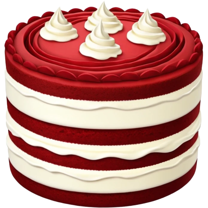 Bolo red velvet emoji