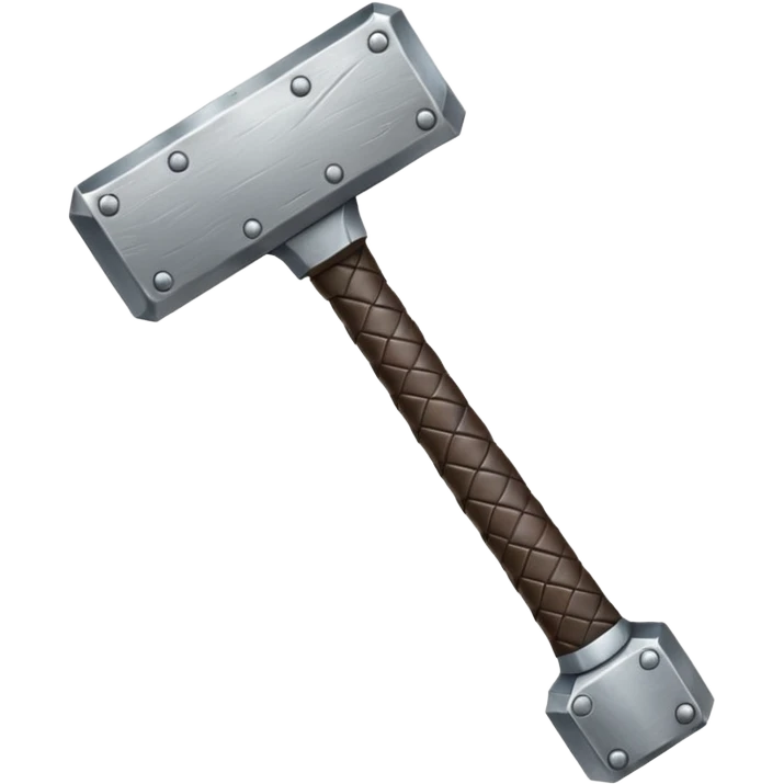 Thor's hammer emoji