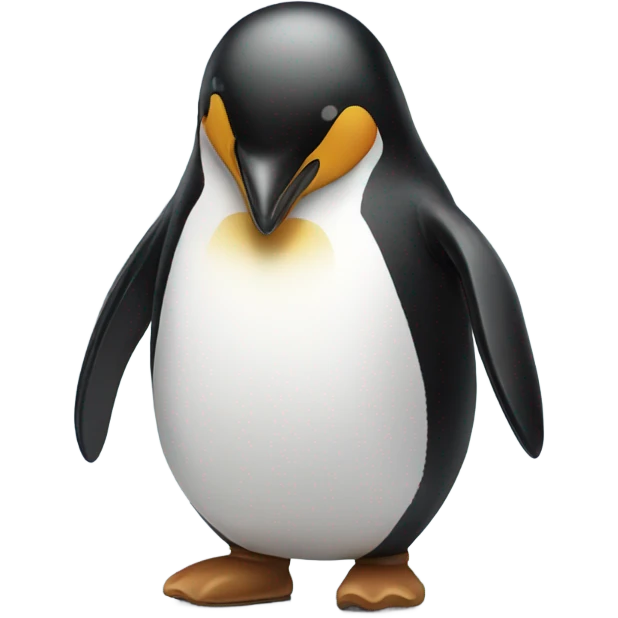 Penguin wearing boots emoji
