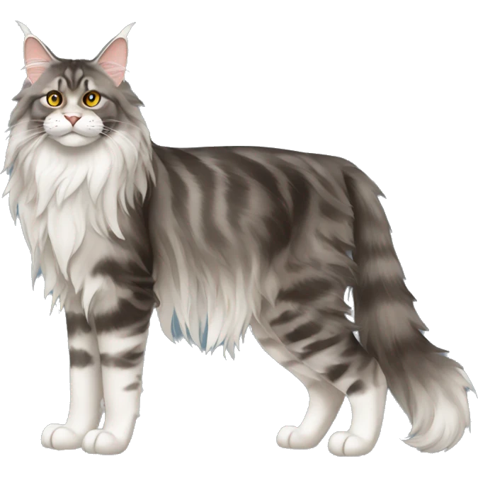 Maine Coon Cat Breed Full Body emoji