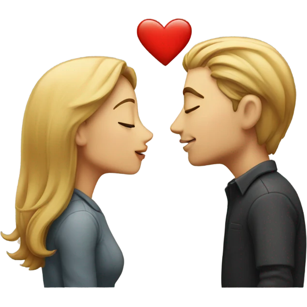 guy and girl kissing  emoji