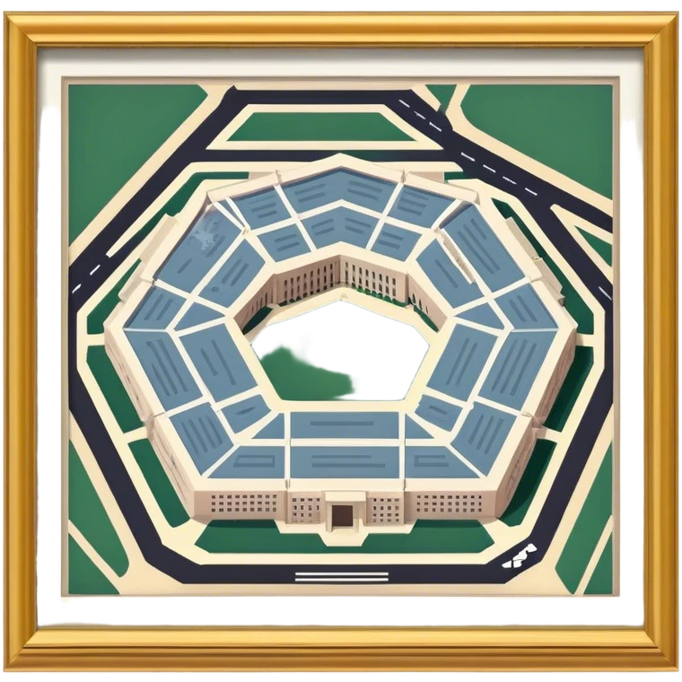 The Pentagon, usa building emoji