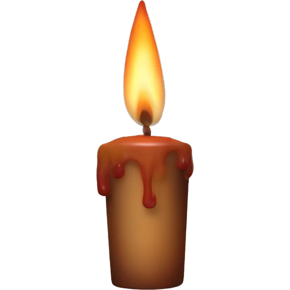 fall candle emoji