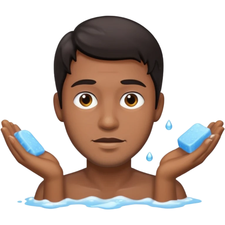 hair wash men  emoji
