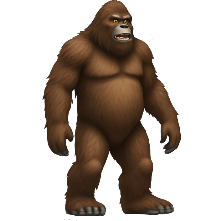 Bigfoot emoji