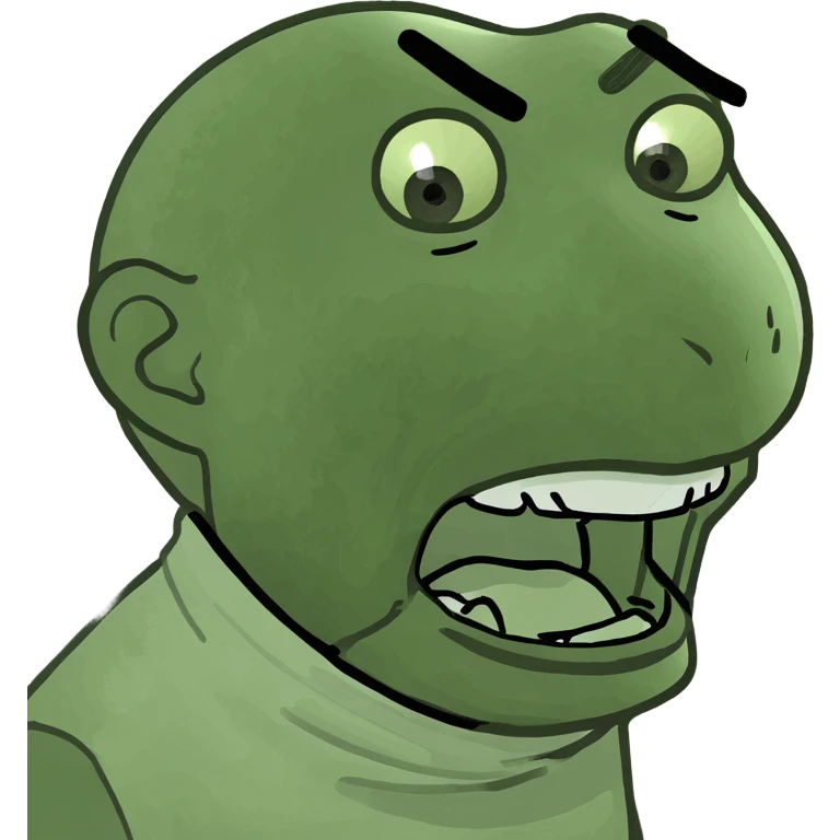 Guy choking himself  emoji