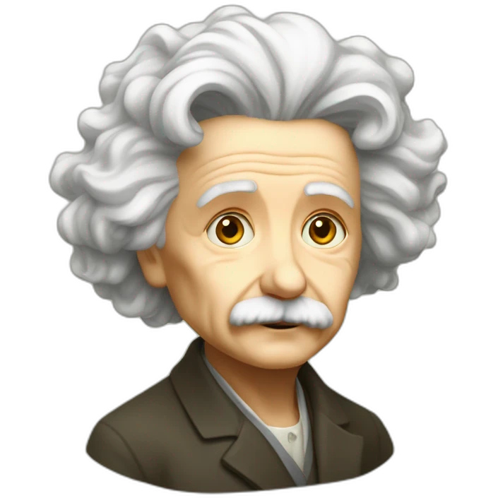 Einstein qui embrasse marie curie  emoji