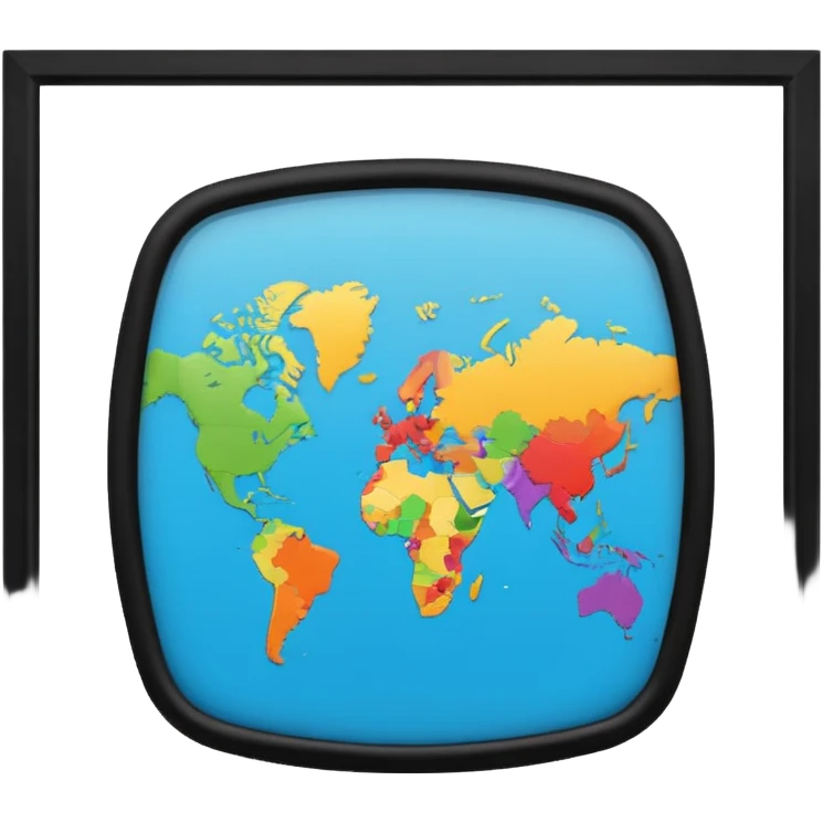 location marks  around the world emoji