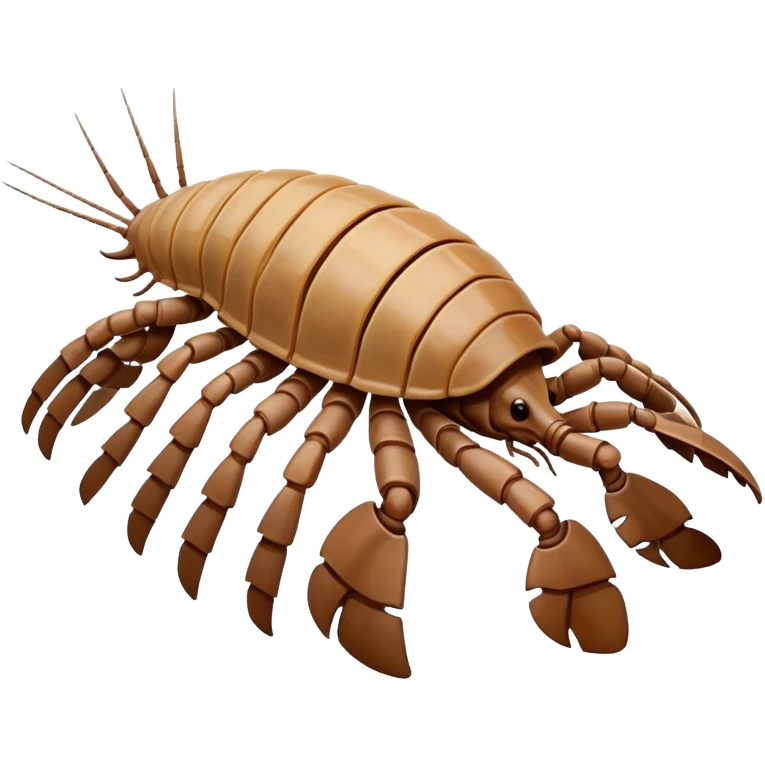 Bow-tailed isopod emoji