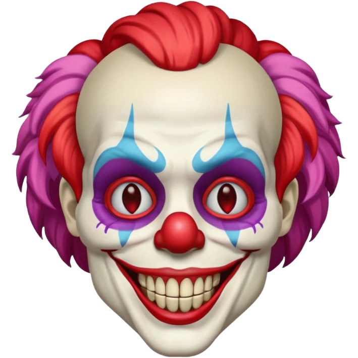 skeleton clown emoji
