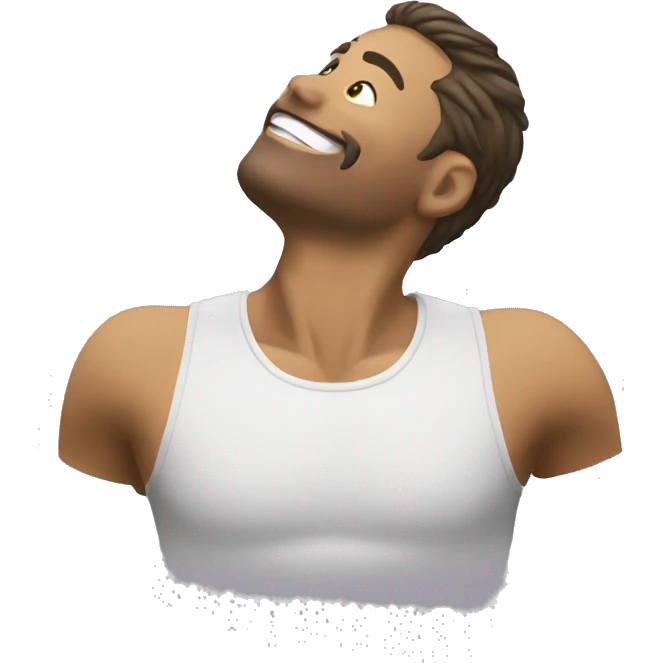 balancing a ball on the neck emoji