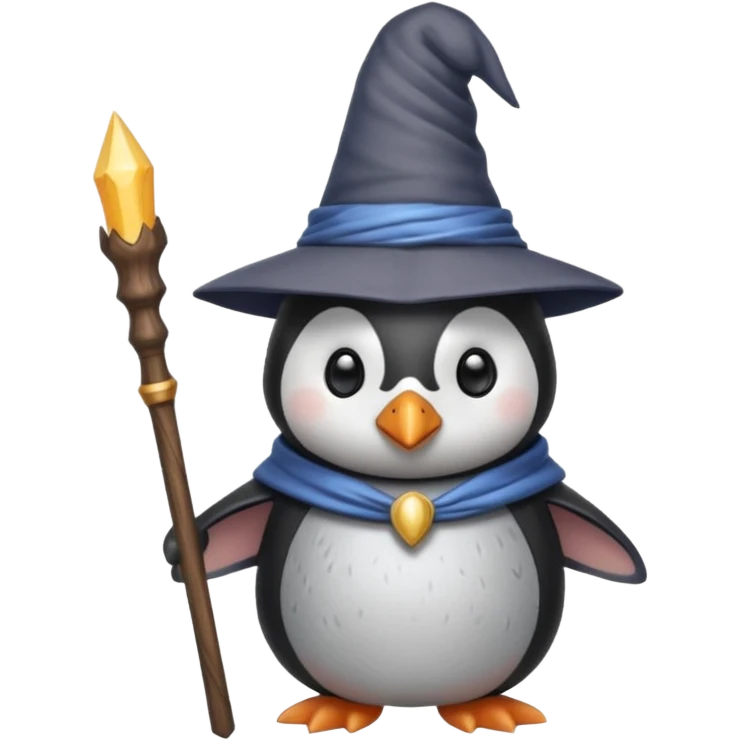 Penguin Wizard emoji