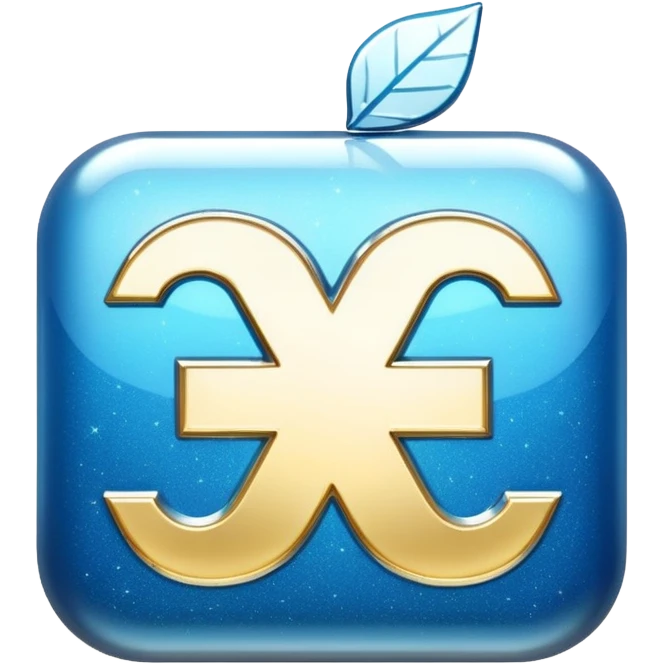 glitter white symbol bank emoji