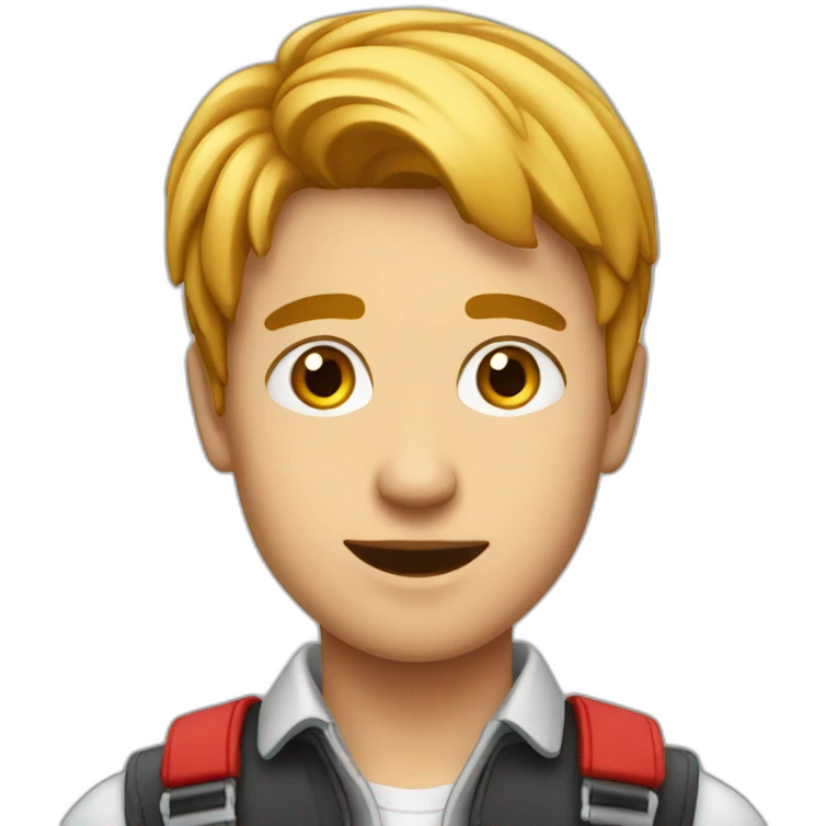 jeune homme rouge emoji