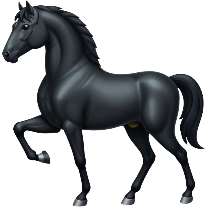 Black horse emoji
