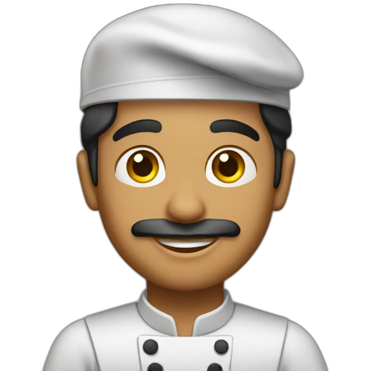 Crispy afghan born waiter emoji