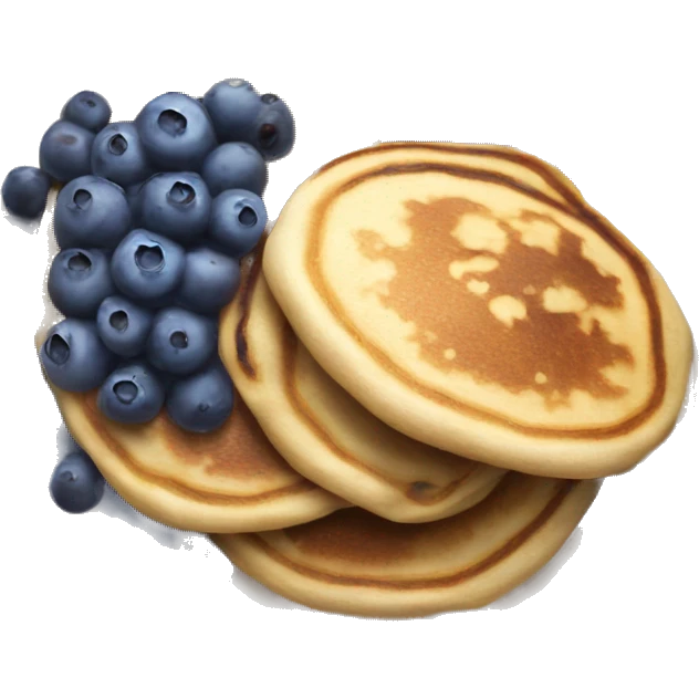 Blueberry pancakes  emoji