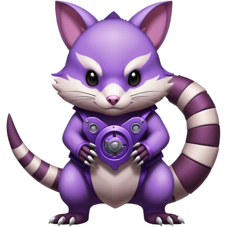 Badass Wisteria Demonic Furret-Machine-Pokémon emoji