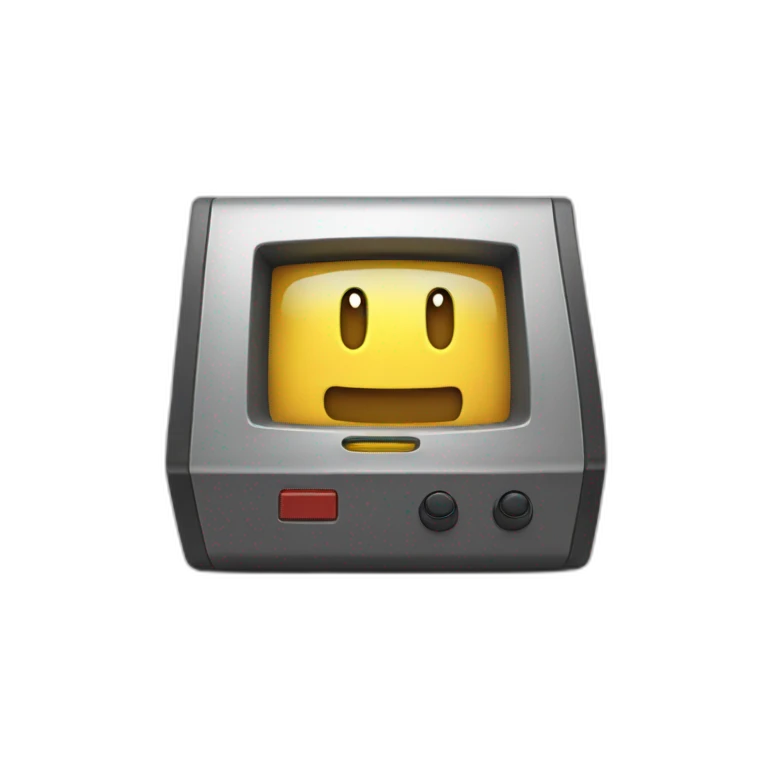 bits to video machine nintendo emoji