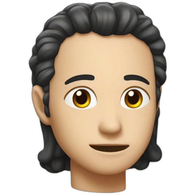 cœur noir enflammé emoji