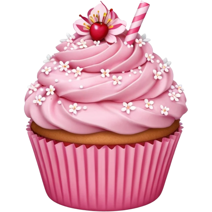 sakura cupcake   emoji