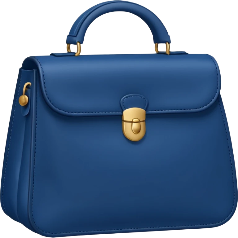 deep Prussian blue bag emoji