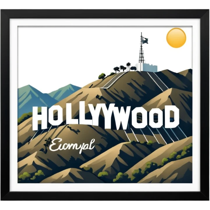 Hollywood Sign emoji