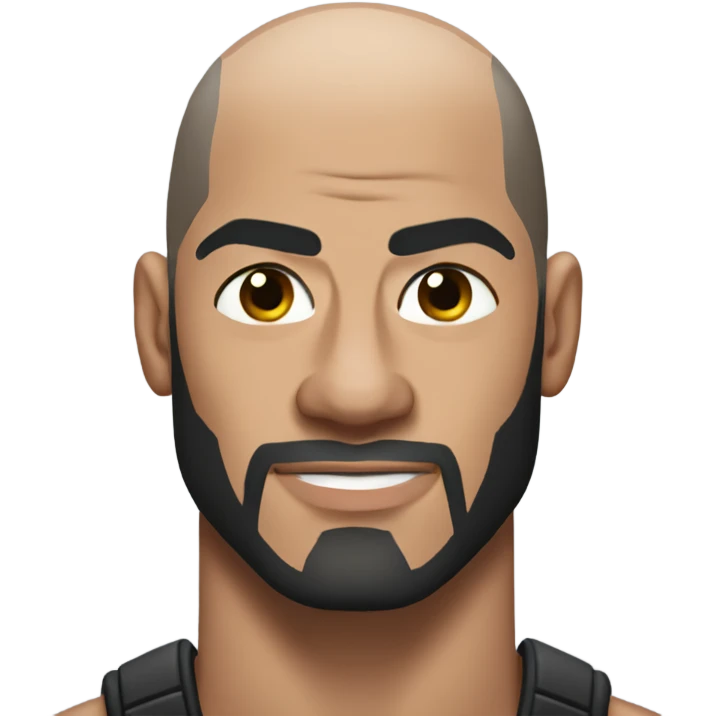 Roman reigns with no hair  emoji
