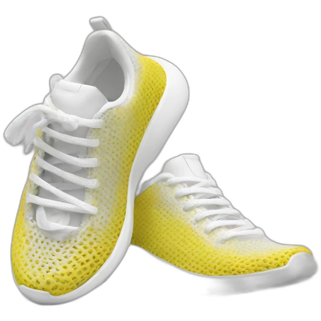 tech-loom bliss mesh pvc sneakers emoji