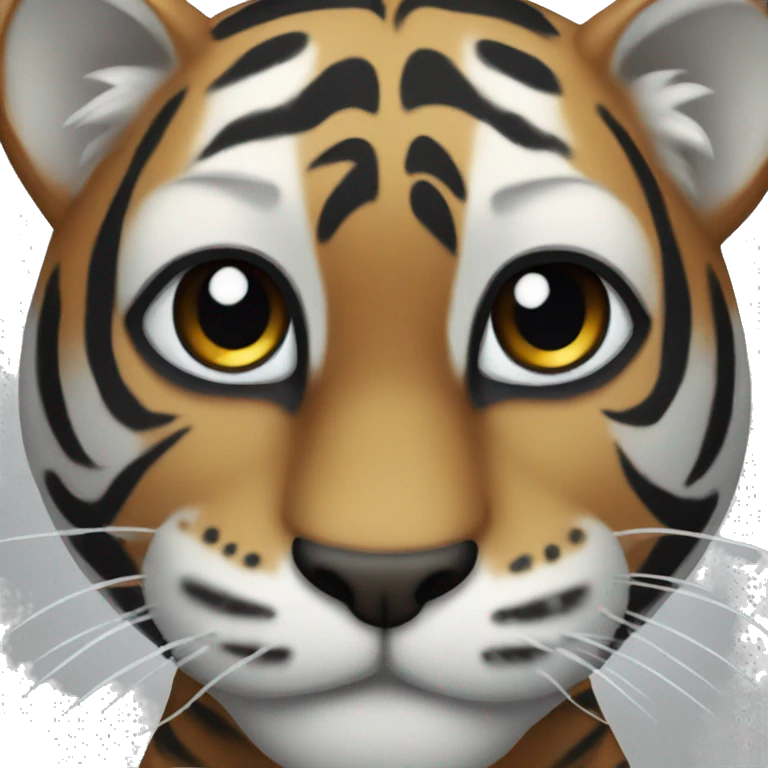 black tiger emoji