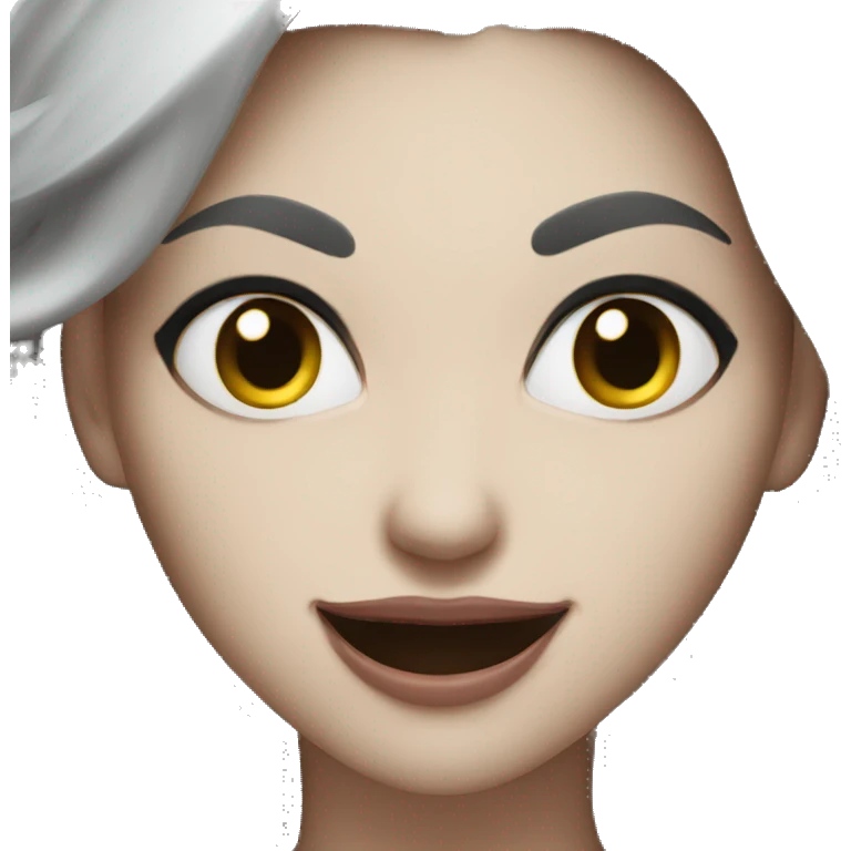 mischievous demon woman winking emoji
