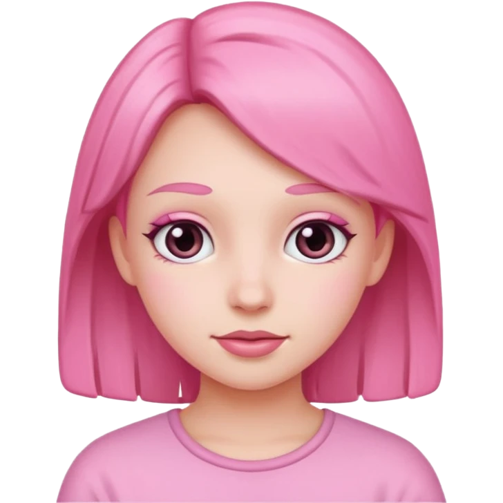 Pink girl emoji