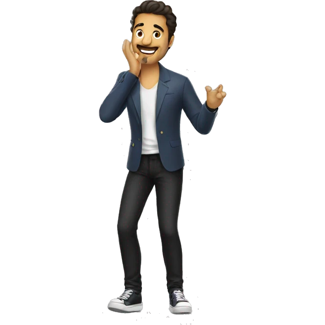 Italian man singer  emoji