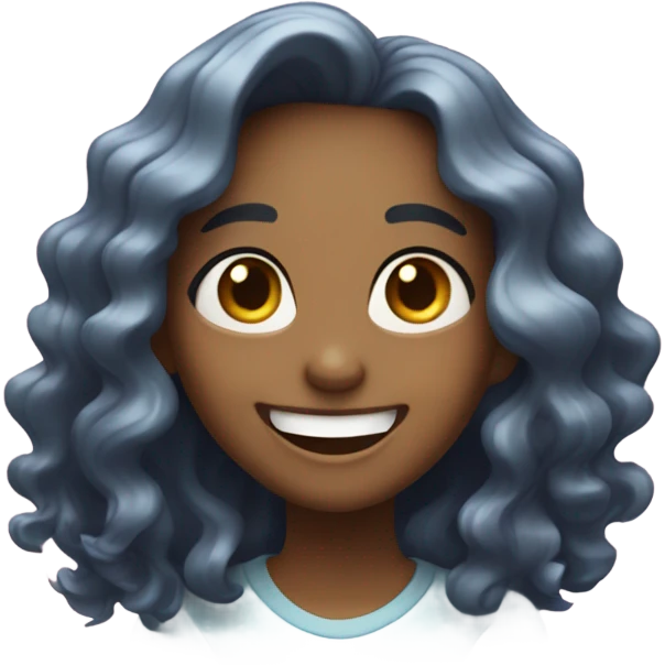 Girl laughing emoji