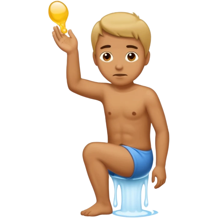 peeing man emoji