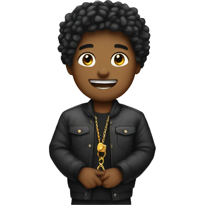 Me with grill and chains  emoji