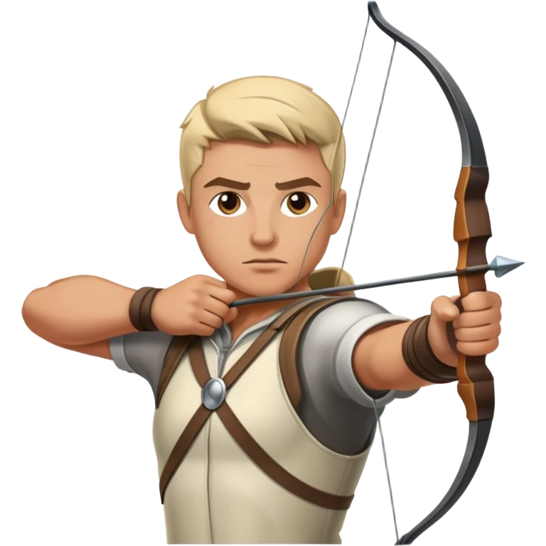 Un arquero tapando  emoji
