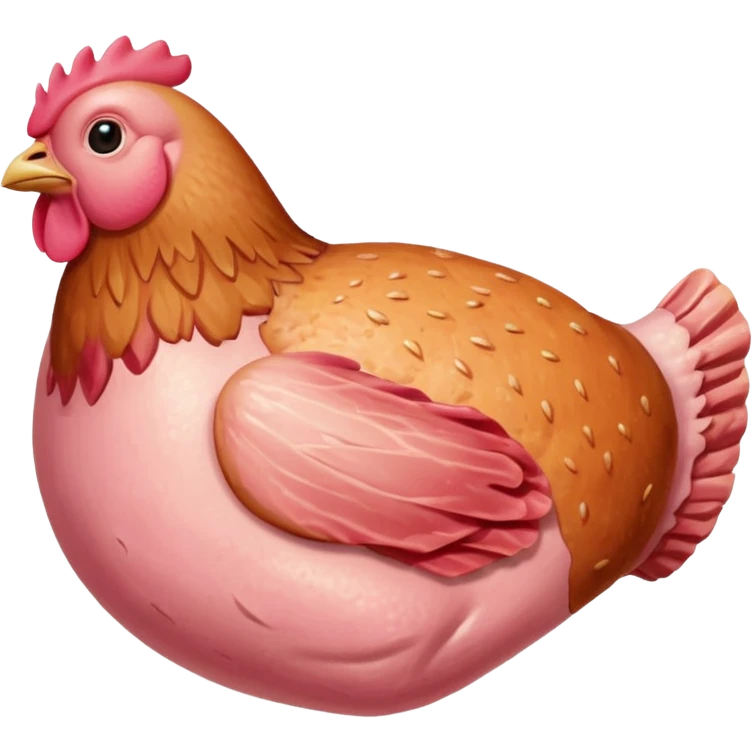raw chicken thigh emoji