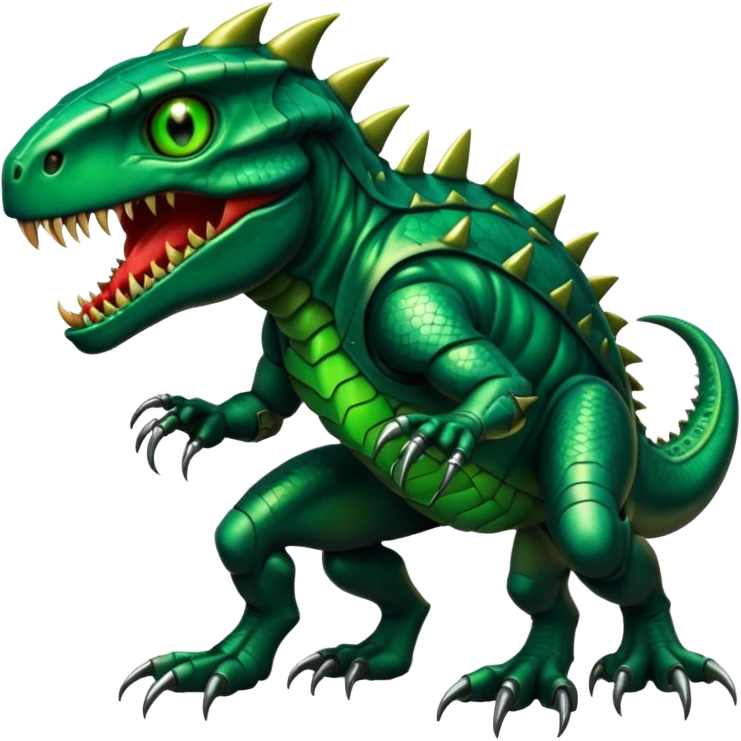 horror bionic reptile monster emoji