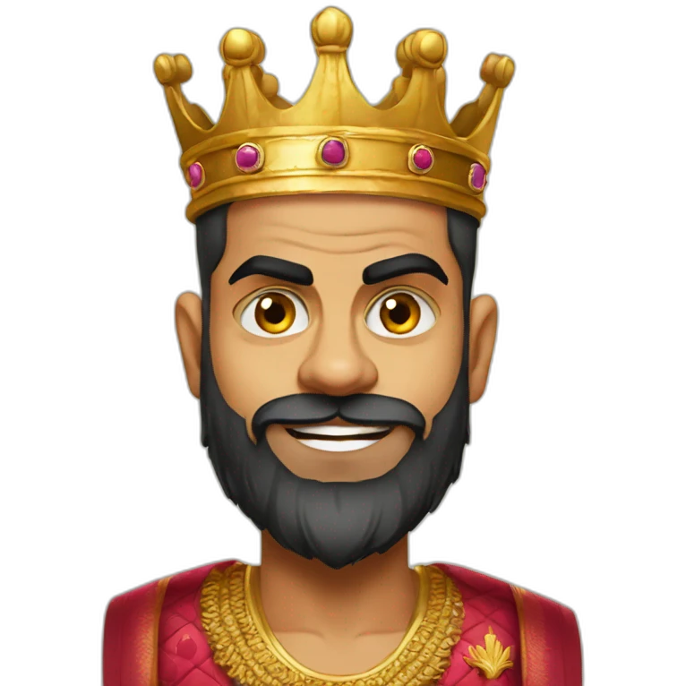 Virat kohli as king emoji