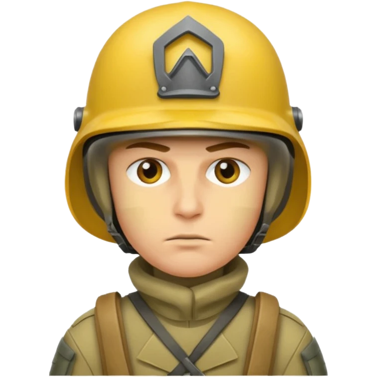 Soldier just face no body generic yellow skin with a gunner helmet that has NO FUCKING ISIGNIA emoji