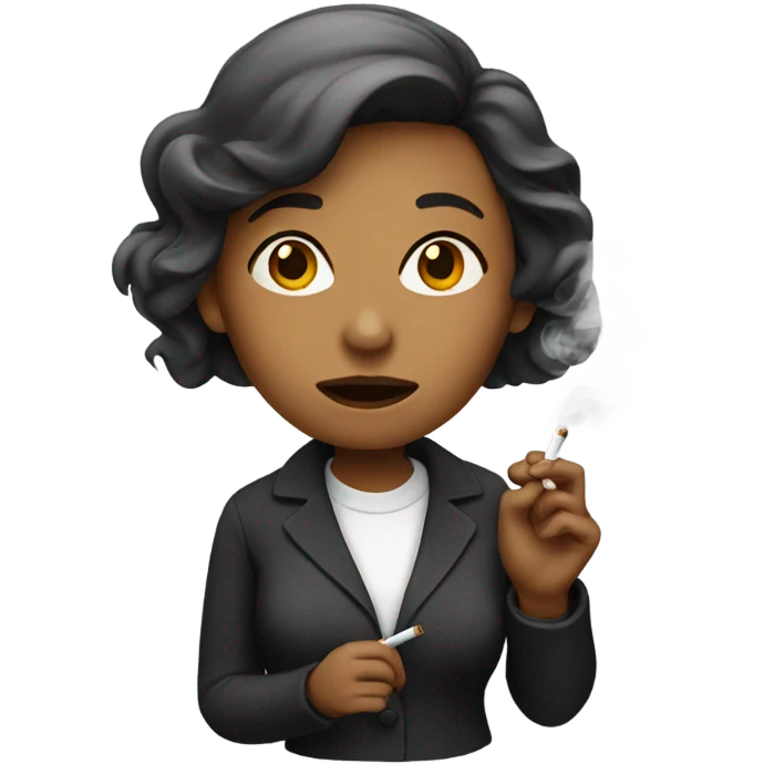 Smoking woman emoji