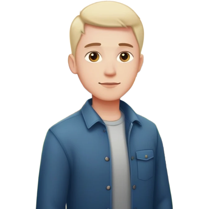 Человек стоит рядом с домом и рядом с ним стоит литвин emoji