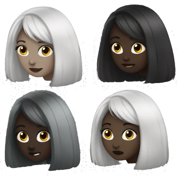 girl dark aesthetic emoji